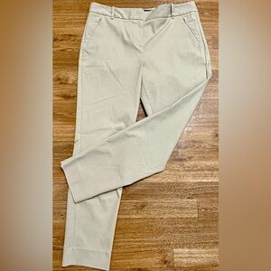 The Limited Exact Stretch khaki tan casual dress work pants zipper pockets 10
